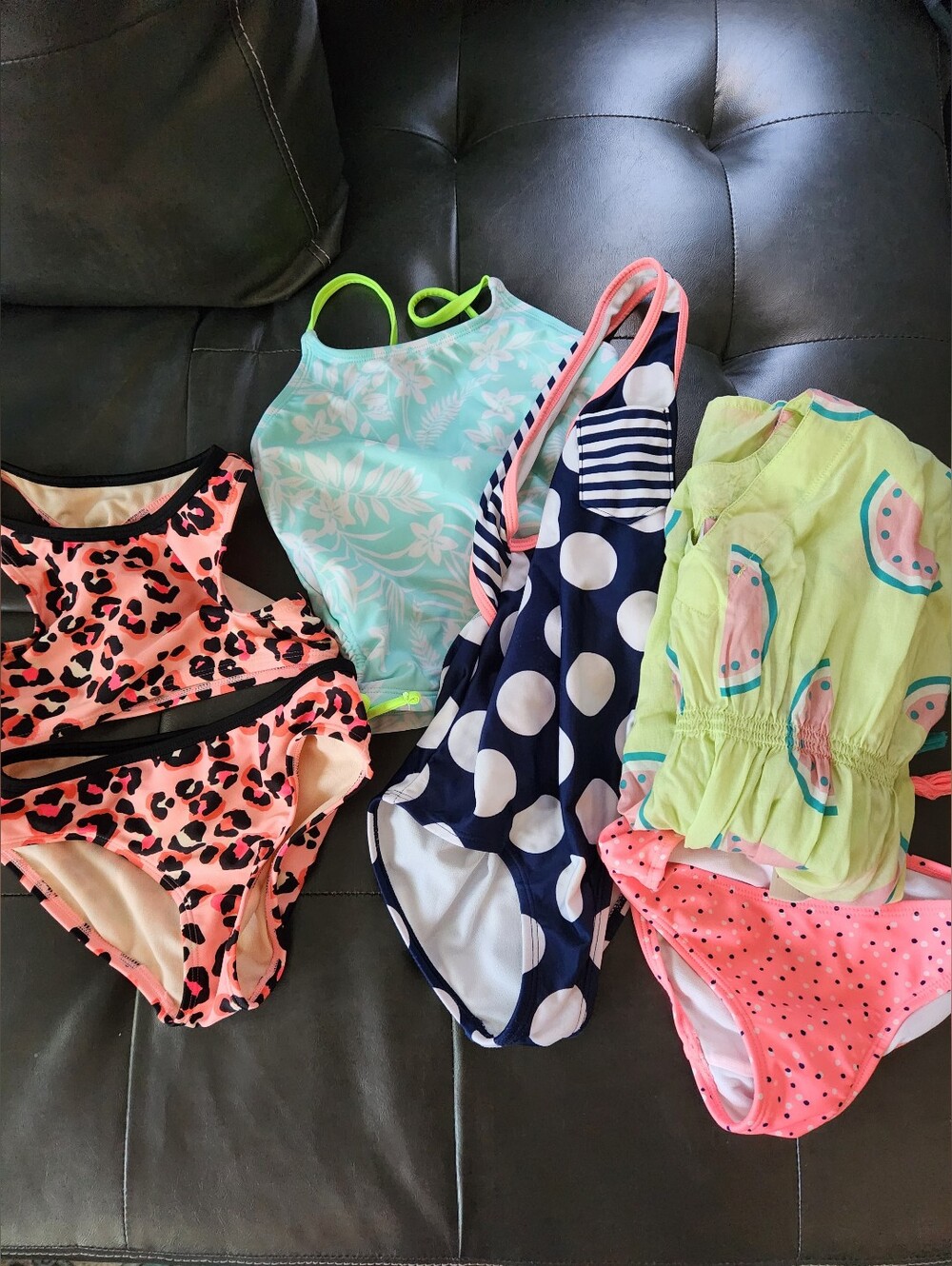 Lot Girls Size 6/6x Bathing Suits